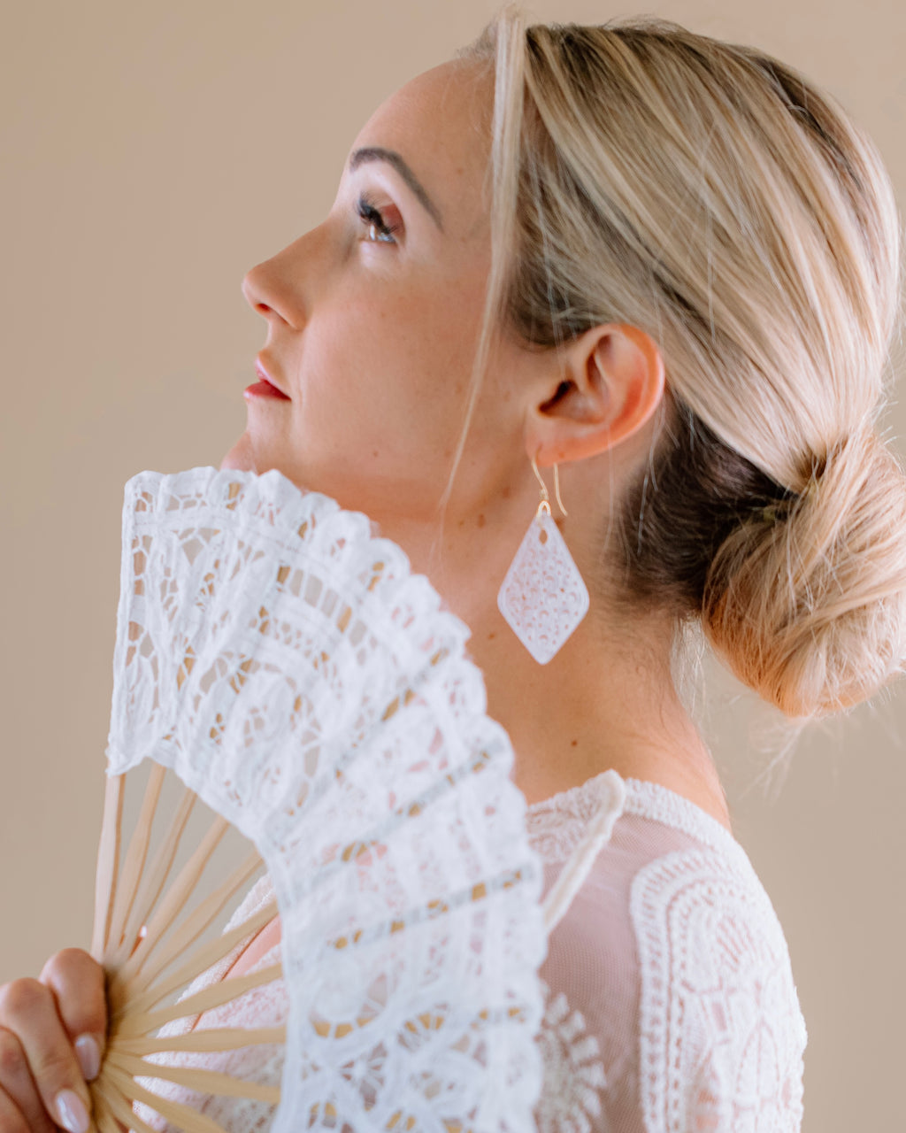 Jadeite Filigree Earrings